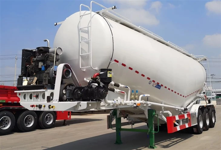 3 Axle Bulk Cement Semi Trailer
