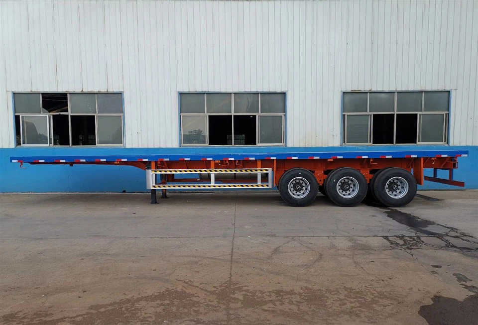 3 Axles 40 Feet Flatbed Semi Trailer