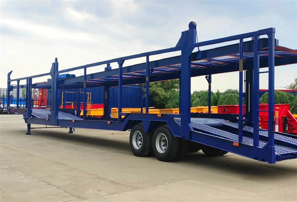 Double-layer Hydraulic Lift Car Carrier Semi-trailer